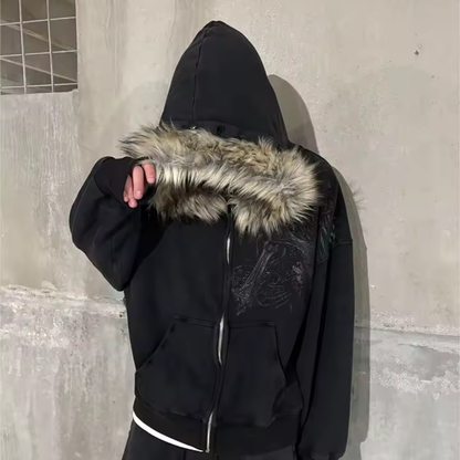 Ascended Dominion Fur Hoodie